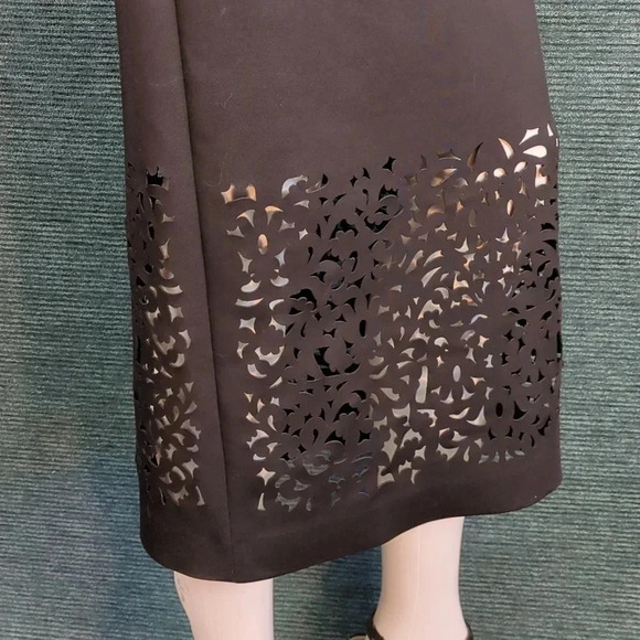 Clover Canyon Neoprene Laser Cut Out Midi-Dress - Picture 13 of 16